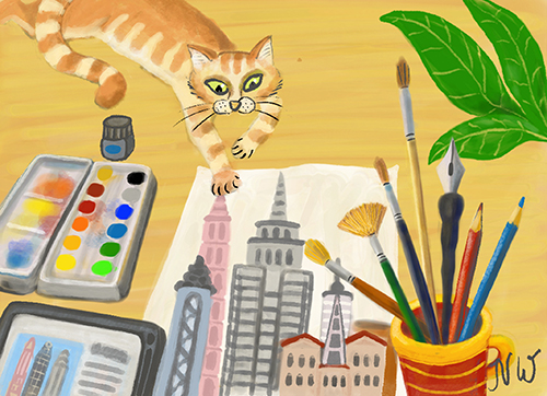 Visuelles Storytelling. Illustrationen, Infografiken, Logos