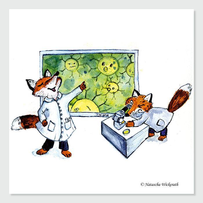 Illustrationen von Hand gezeichnet N: Wickerath