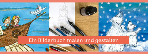 Kursbild: Ein Bilderbuch malen und gestalten